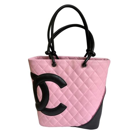 chanel cambon tote pink|chanel large tote bag price.